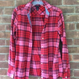 Lands end flannel. Like new!